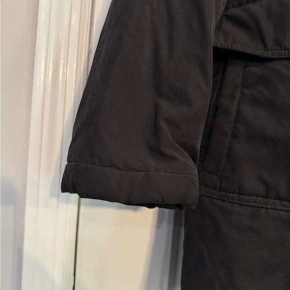 🔵 Ralph Lauren Women's Black Faux fur hood Jacket Parka Size Small - Picture 5 of 11